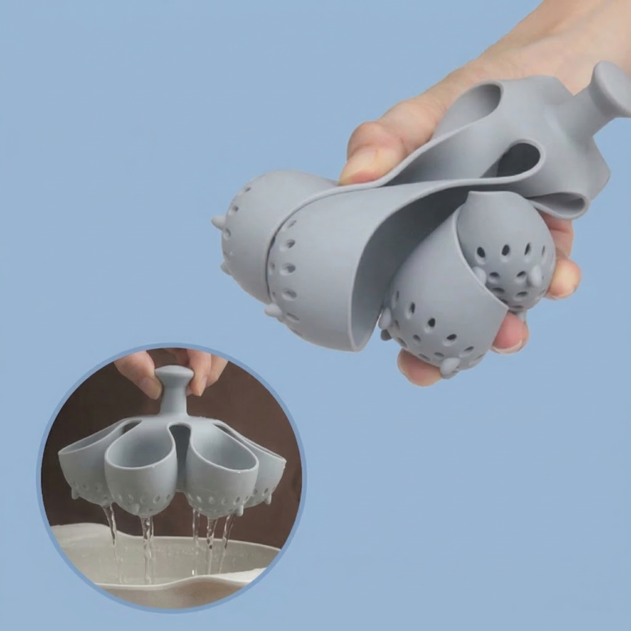 High-temperature-resistant silicone egg cooker